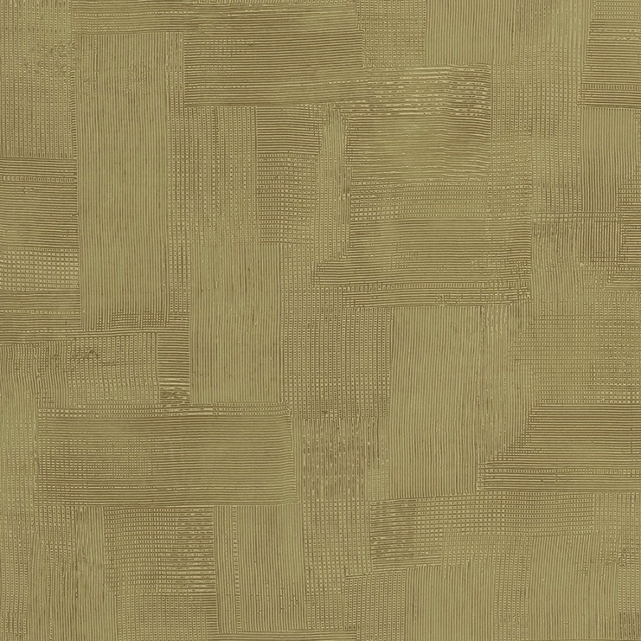 Luxusní geometrická tapeta na zeď zlato zelená 64514 | Lepidlo zdarma