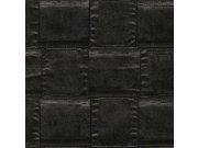 Luxusní vliesová tapeta na zeď imitace šedočerné kůže 64805 | Lepidlo zdarma Tapety Vavex - Tapety Limonta - Tapety Materea