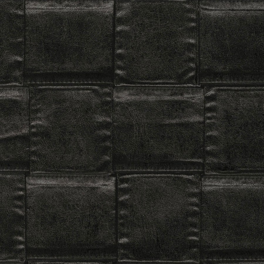 Luxusní vliesová tapeta na zeď imitace šedočerné kůže 64805 | Lepidlo zdarma