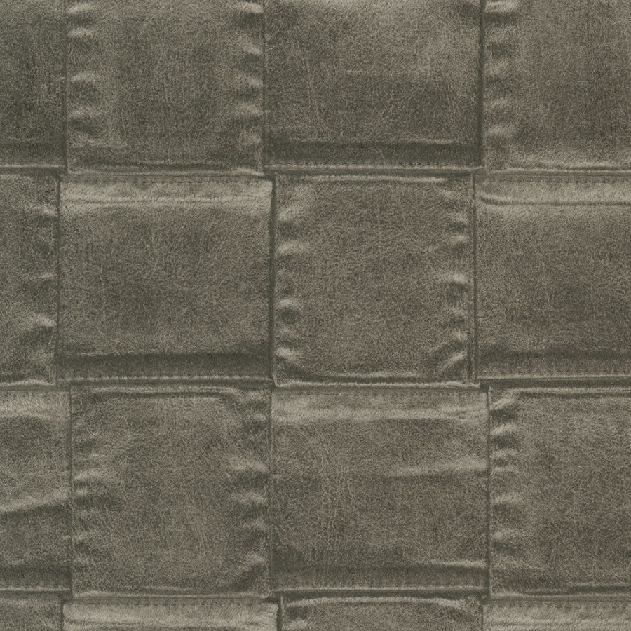 Luxusní vliesová tapeta na zeď imitace tmavě šedé kůže 64808 | Lepidlo zdarma