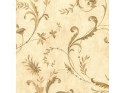 Luxusní vliesová tapeta s ornamenty na béžovém štukovém podkladu | 27208 | Lepidlo zdarma