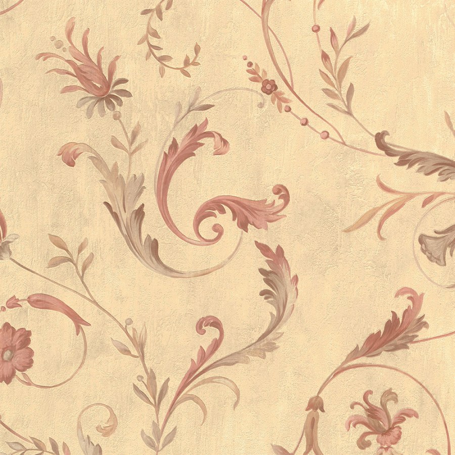 Luxusní vliesová tapeta s ornamenty na béžovém štukovém podkladu | 27210 | Lepidlo zdarma - Tapety Electa