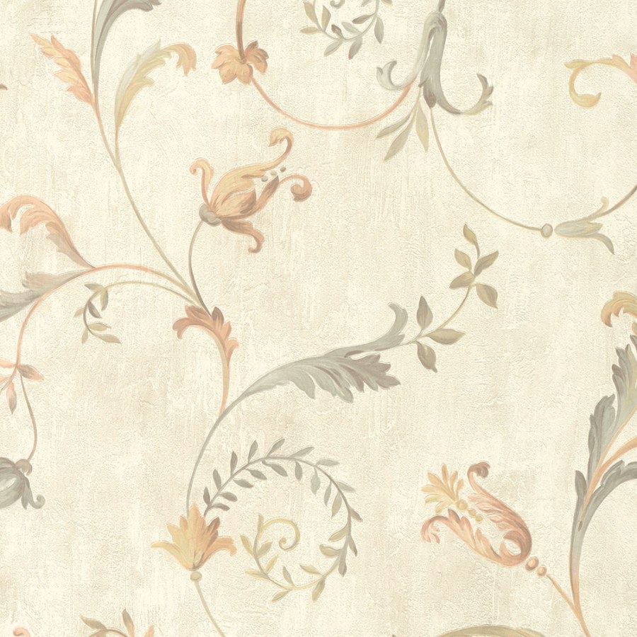 Luxusní vliesová tapeta s ornamenty na krémovém štukovém podkladu | 27212 | Lepidlo zdarma - Tapety Electa