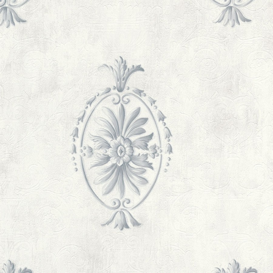 Luxusní vliesová tapeta se zámeckými ornamenty na světlém krémovém štukovém podkladu | 27504 | Lepidlo zdarma - Tapety Electa