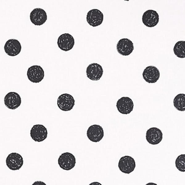 Bílá vliesová tapeta s černými puntíky 356060 Black a Light Eijffinger - Black a Light