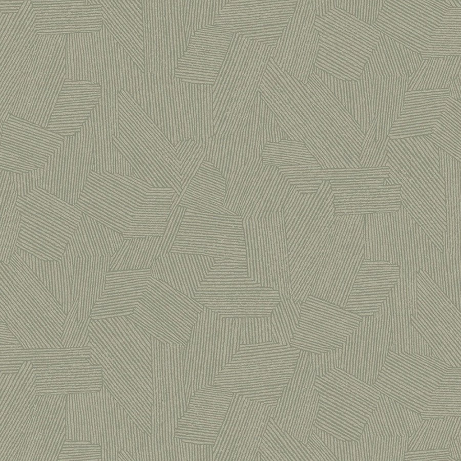 Zelená vliesová tapeta s grafickým etno vzorem 318007 Twist Eijffinger - Twist