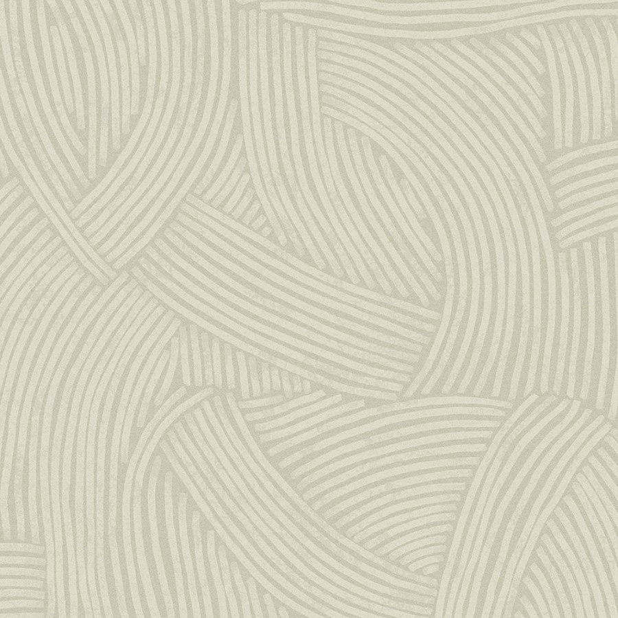 Béžová vliesová tapeta s grafickým etno vzorem 318011 Twist Eijffinger - Twist