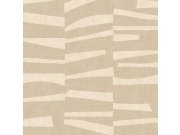 Béžová vliesová tapeta s geometrickým retro vzorem 318020 Twist Eijffinger Tapety Eijffinger - Twist