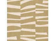 Okrová vliesová tapeta s geometrickým retro vzorem 318024 Twist Eijffinger Tapety Eijffinger - Twist