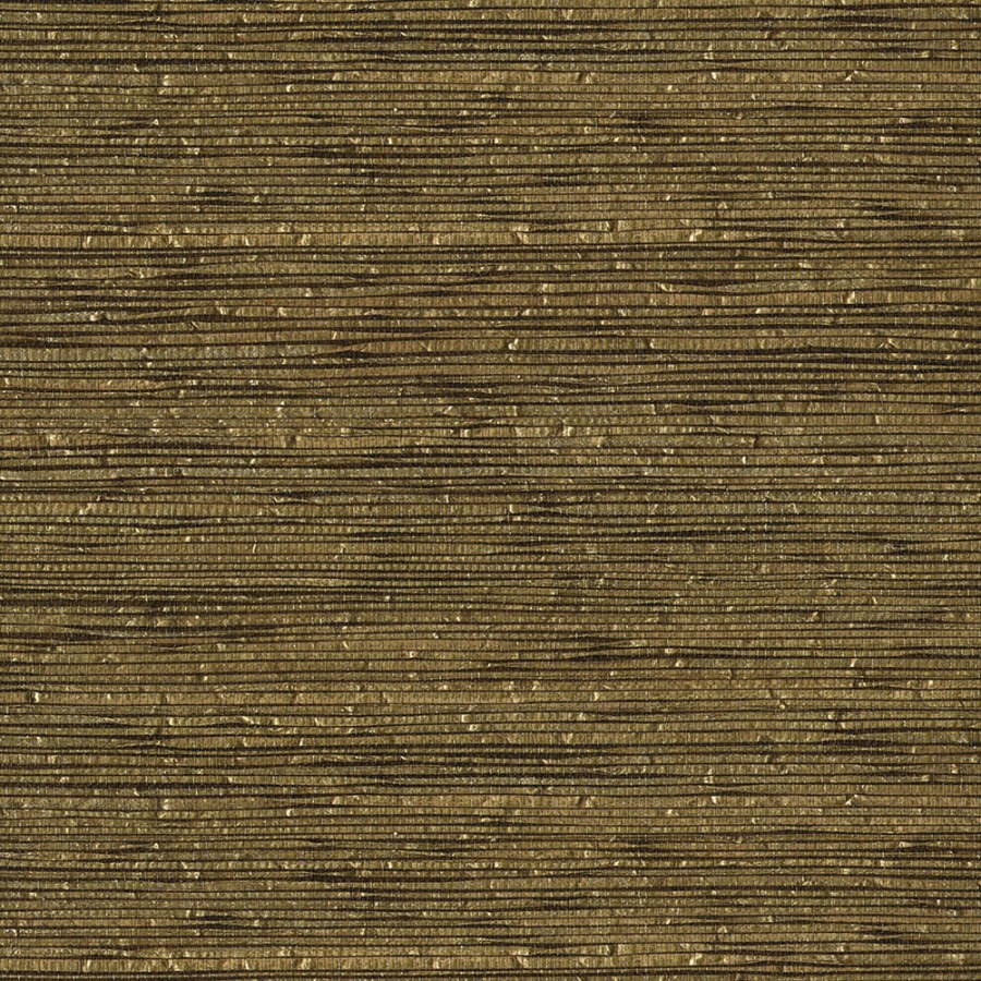 Přírodní tapeta hnědá rohož se zlatým leskem 303537 Natural Wallcoverings III Eijffinger - Natural Wallcoverings III