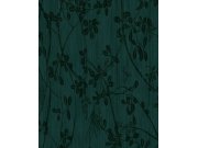 Zelená vliesová tapeta s větvičkami a listy 333405 Emerald Eijffinger Tapety Eijffinger - Emerald