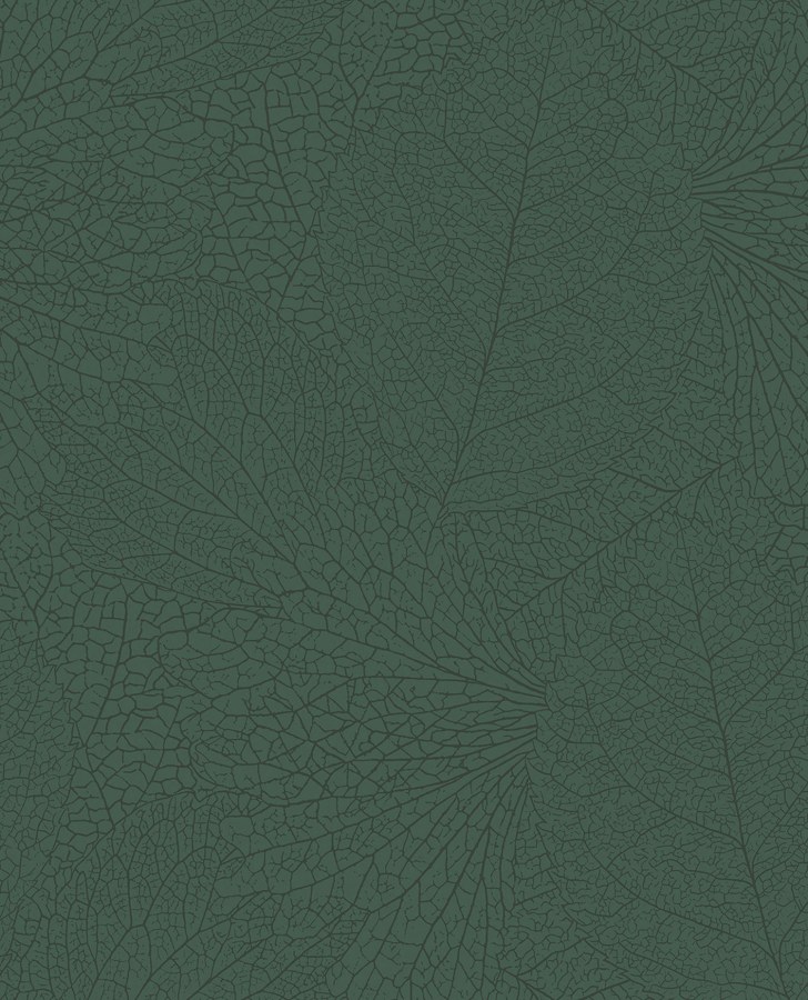 Zelená vliesová tapeta metalické listy 324044 Embrace Eijffinger - Embrace