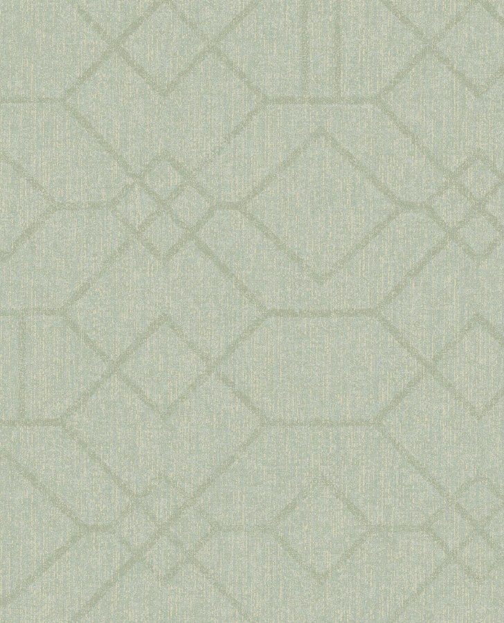 Zelená vliesová tapeta s geometrickým vzorem 324013 Embrace Eijffinger - Embrace