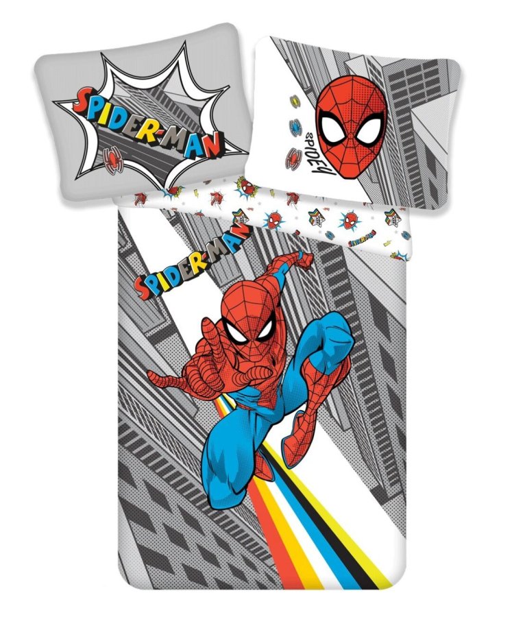 Povlečení Spider-man Pop 140x200, 70x90 cm - Licenční povlečení