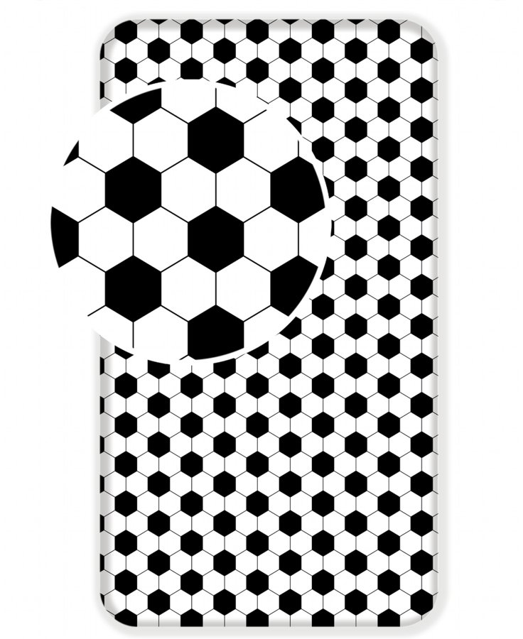 Prostěradlo Fotbal 90x200x25 cm - Dětská prostěradla