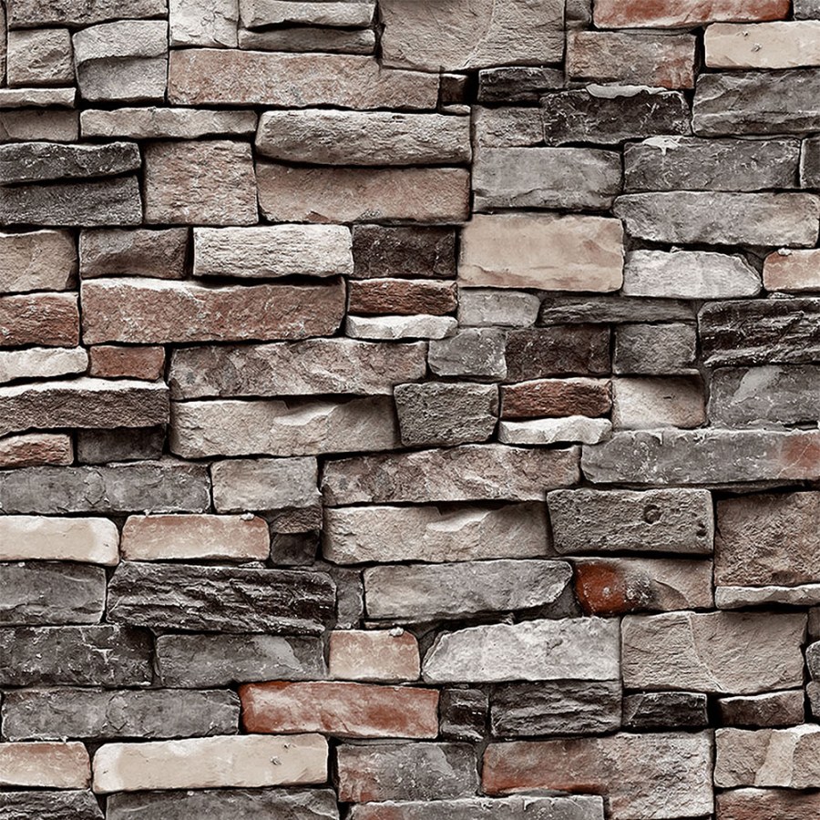 Omyvatelná vinylová tapeta kámen imitace kamenné stěny 555191 | Lepidlo zdrama - Tapety Vavex 2025
