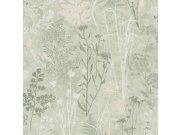 Zelená vliesová tapeta na zeď květiny listy 120716 | Lepidlo zdrama
