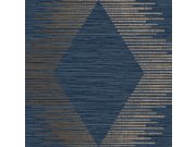 Modrá geometrická vliesová tapeta na zeď 120721 | Lepidlo zdrama Tapety Vavex - Tapety Vavex 2025