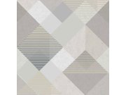 Šedo-béžová geometrická vliesová tapeta na zeď 118708 | Lepidlo zdrama Tapety Vavex - Tapety Vavex 2025