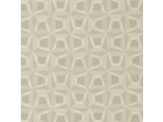Béžová vliesová geometrická tapeta na zeď s vinylovým povrchem 31904 Textilia | Lepidlo zdrama Tapety Vavex - Tapety Limonta - Tapety Textilia