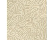 Béžová tapeta na zeď s vinylovým povrchem Listy 31803 Textilia | Lepidlo zdrama Tapety Vavex - Tapety Limonta - Tapety Textilia