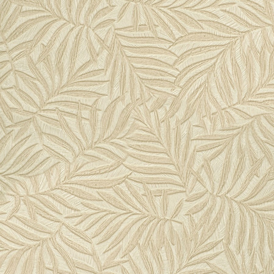 Béžová tapeta na zeď s vinylovým povrchem Listy 31803 Textilia | Lepidlo zdrama - Tapety Textilia