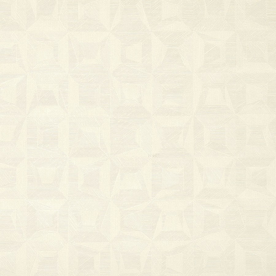 Bílá vliesová geometrická tapeta na zeď s vinylovým povrchem 31901 Textilia | Lepidlo zdrama - Tapety Textilia