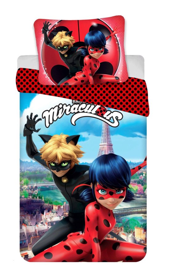 Povlečení Miraculous 015 140x200, 70x90 cm - Licenční povlečení