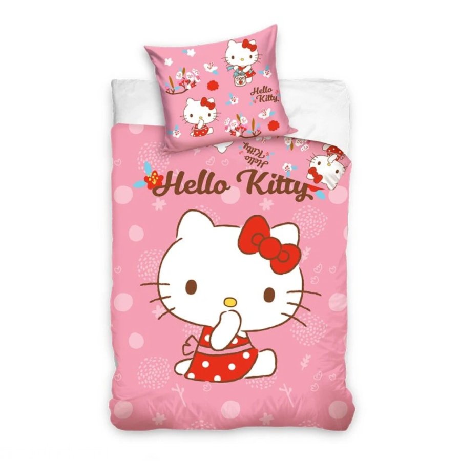 Povlečení bavlna do postýlky Hello Kitty Malá Mlsalka 100x135, 40x60 cm - Licenční povlečení do postýlky