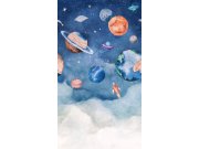 Dětská vliesová fototapeta na zeď | vesmír | A77201 | Lepidlo zdarma Tapety Vavex - Tapety Grandeco - Tapety One motif 2