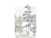Vliesová fototapeta na zeď | horská krajina | stromy | A73701 | Lepidlo zdarma
