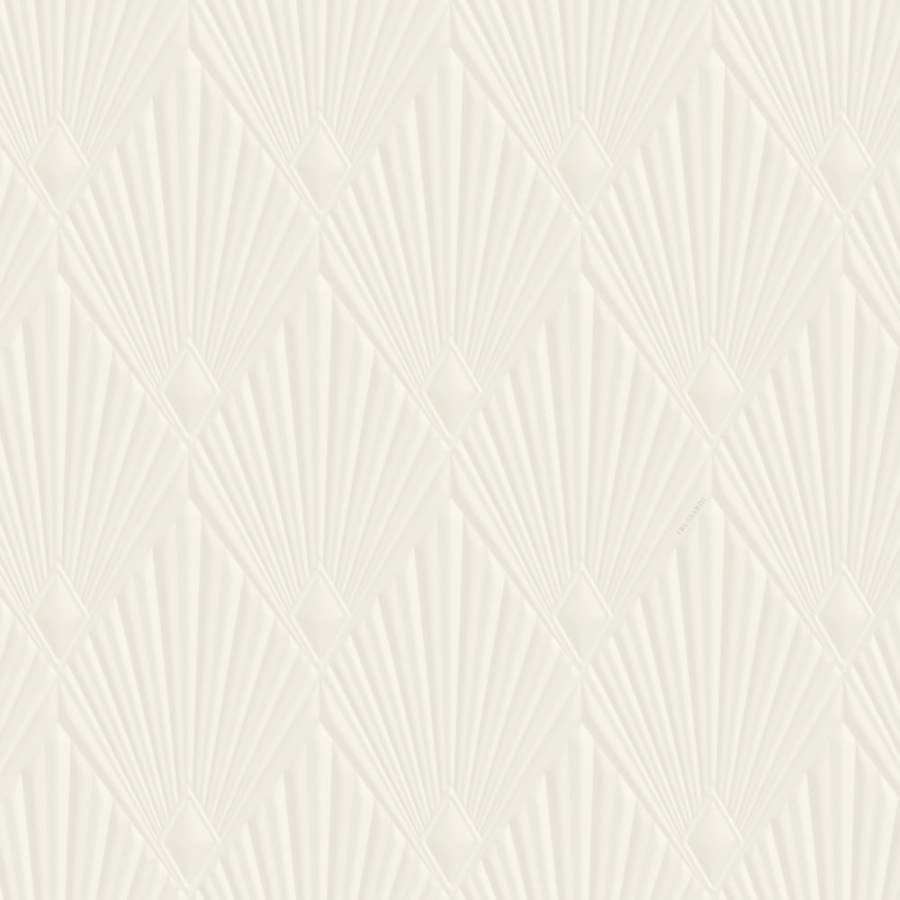 Luxusní geometrická vliesová tapeta na zeď | krémová | Art deco | Z30320 | Trussardi 8 - Trussardi 8