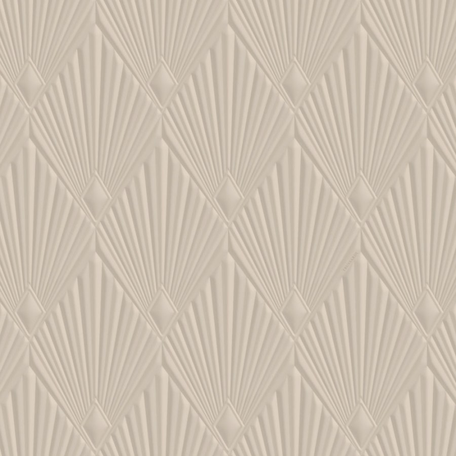 Luxusní geometrická vliesová tapeta na zeď | hnědo-béžová | Art deco | Z30312 | Trussardi 8 - Trussardi 8