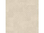 Luksuzna geometrijska flis tapeta za zid | bež-zlatna | Z30350 | Ljepilo besplatno