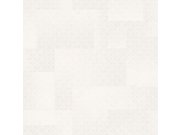 Luksuzna geometrijska flis tapeta za zid | krem | Z30345 | Ljepilo besplatno