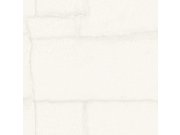 Luksuzna flis tapeta za zid | bijela | kamen | Z30302 | Ljepilo besplatno