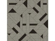 Luksuzna siva geometrijska flis tapeta za zid | Z18950 | Ljepilo besplatno