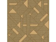 Luxusní zlatá geometrická vliesová tapeta na zeď | Z18941 | Trussardi 7 Tapety Vavex - Tapety Zambaiti Parati - Trussardi 7