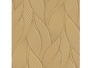 Luksuzna zlatna flis tapeta za zid | listovi | Z18910 | Ljepilo besplatno Zambaiti Parati