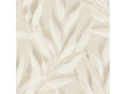 Vliesová tapeta na zeď béžová listy A76101 | Lepidlo zdrama Tapety Vavex - Tapety Vavex 2027