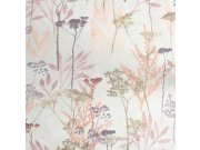 Vliesová tapeta na zeď bílo-růžová trávy listy 125061 | Lepidlo zdrama Tapety Vavex - Tapety Vavex 2027