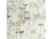 Vliesová tapeta na zeď bílo-zelená trávy listy 125058 | Lepidlo zdrama Tapety Vavex - Tapety Vavex 2027