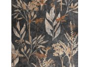 Vliesová tapeta na zeď černá trávy listy 125057 | Lepidlo zdrama Tapety Vavex - Tapety Vavex 2027