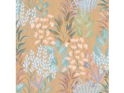 Vliesová tapeta na zeď hnědá květiny listy M86902 | Lepidlo zdrama Tapety Vavex - Tapety Vavex 2027