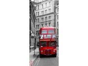 Vliesová fototapeta London bus FTNV-2898 | 90x202 cm Fototapety vliesové - Vliesové fototapety AG