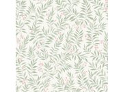 Zelená vliesová tapeta na zeď - větvičky, listy MN3409, Maison, Grandeco