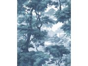 Vliesová tapeta na zeď, modro-zelená, les, stromy, 127935, Arboretum, Graham Brown Premium