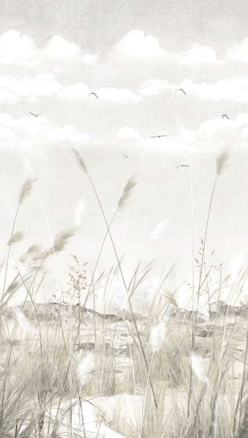 Vliesová fototapeta na zeď, krajina u Severního moře, stromy, 202701, One roll, one motif 2, Grandeco - Vliesové tapety