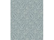 Tapety Yara Tapety dle materiálu Vliesové tapety - Vliesová tapeta na zeď, modrá, květiny, ornamenty, 350656, Amber, Eijffinger Vliesová tapeta na zeď, modrá, květiny, ornamenty, 350656, Amber, Eijffinger