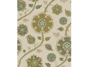 Vliesová tapeta na zeď, zelená, květiny, 350613, Amber, Eijffinger